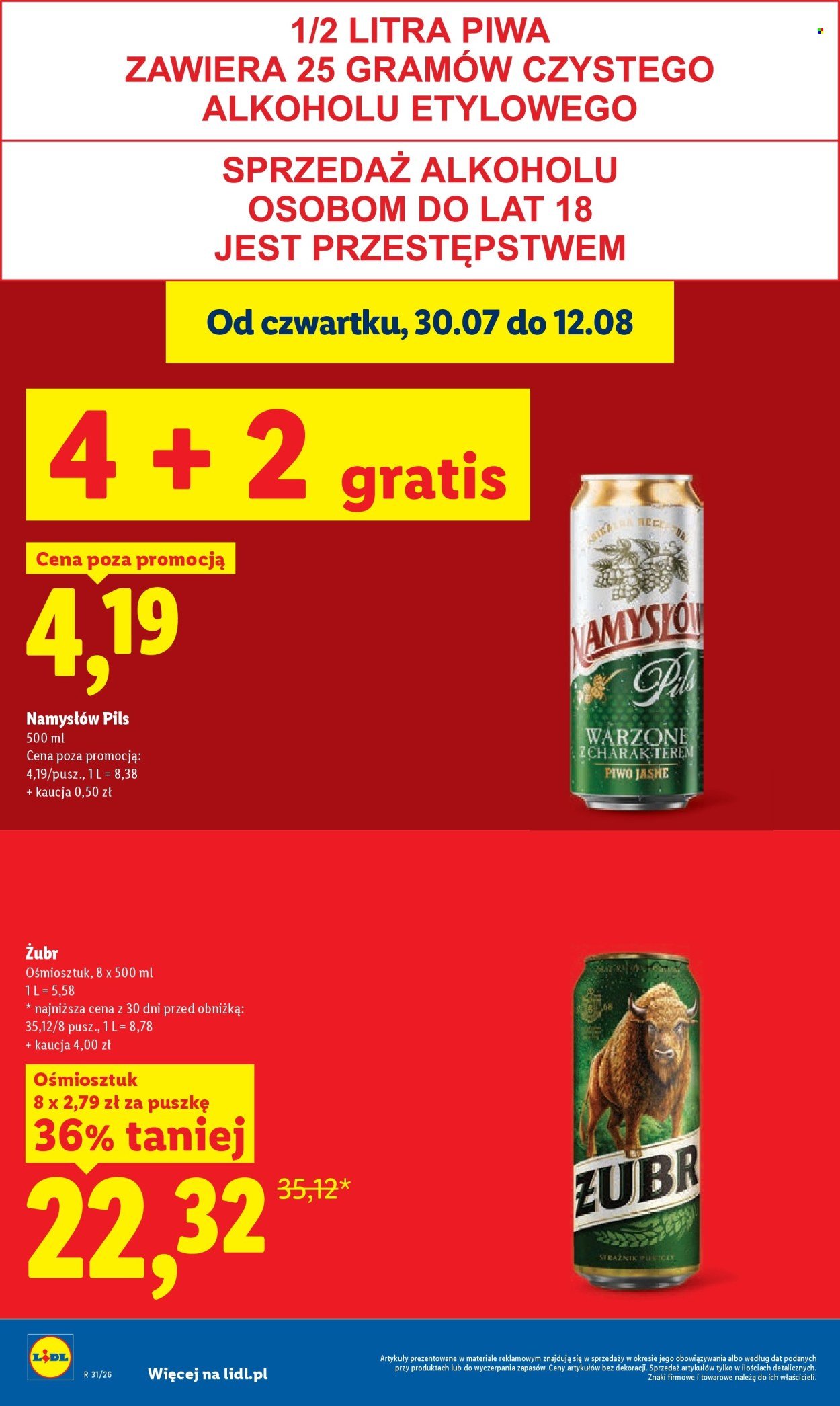 Gazetka LIDL - Od czwartku 30.07.2026