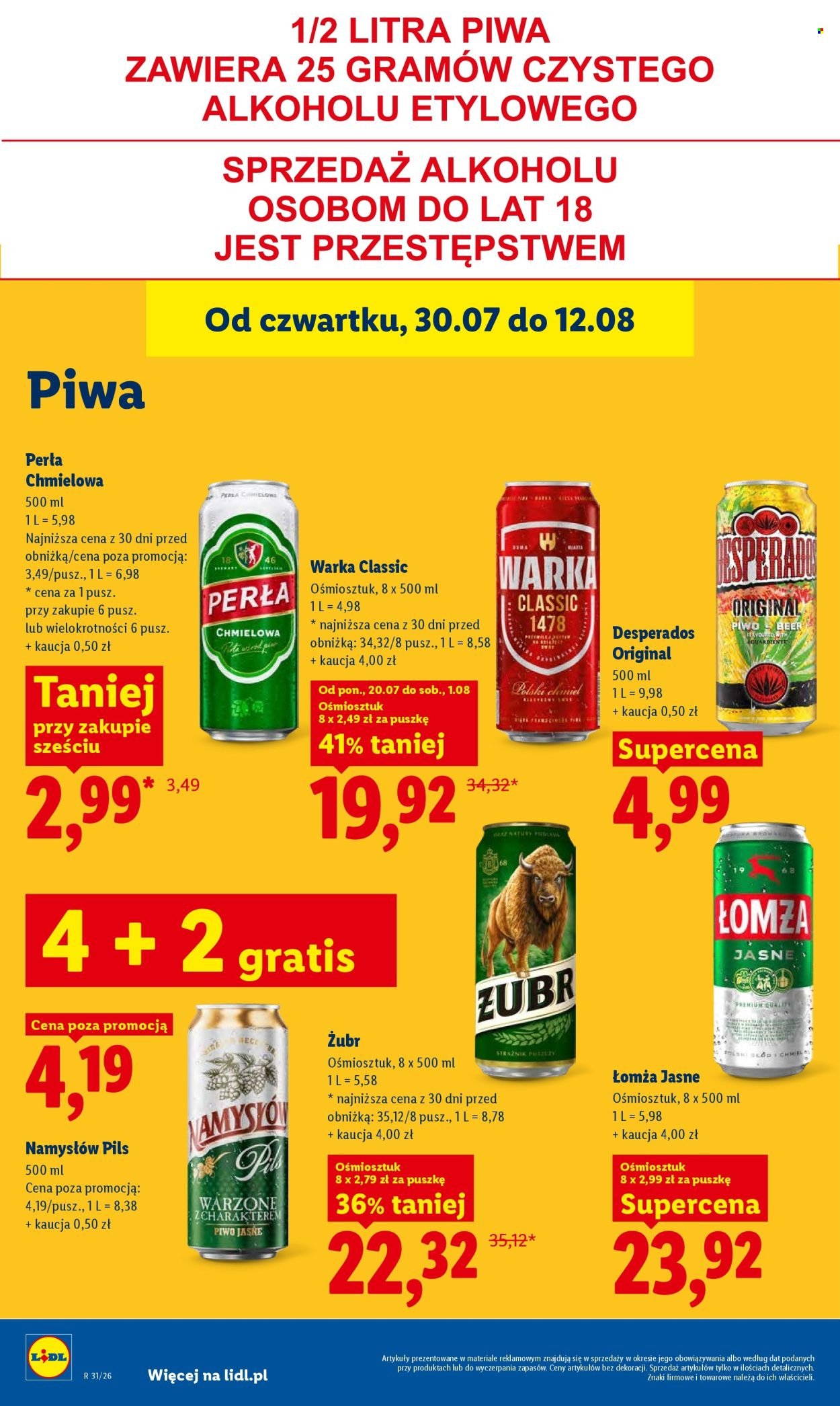 Gazetka LIDL - Od czwartku 30.07.2026