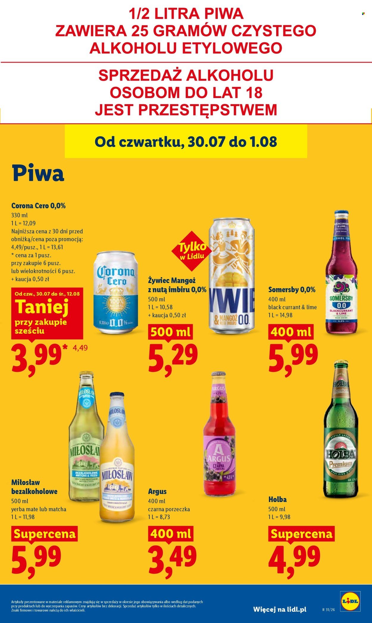 Gazetka LIDL - Od czwartku 30.07.2026