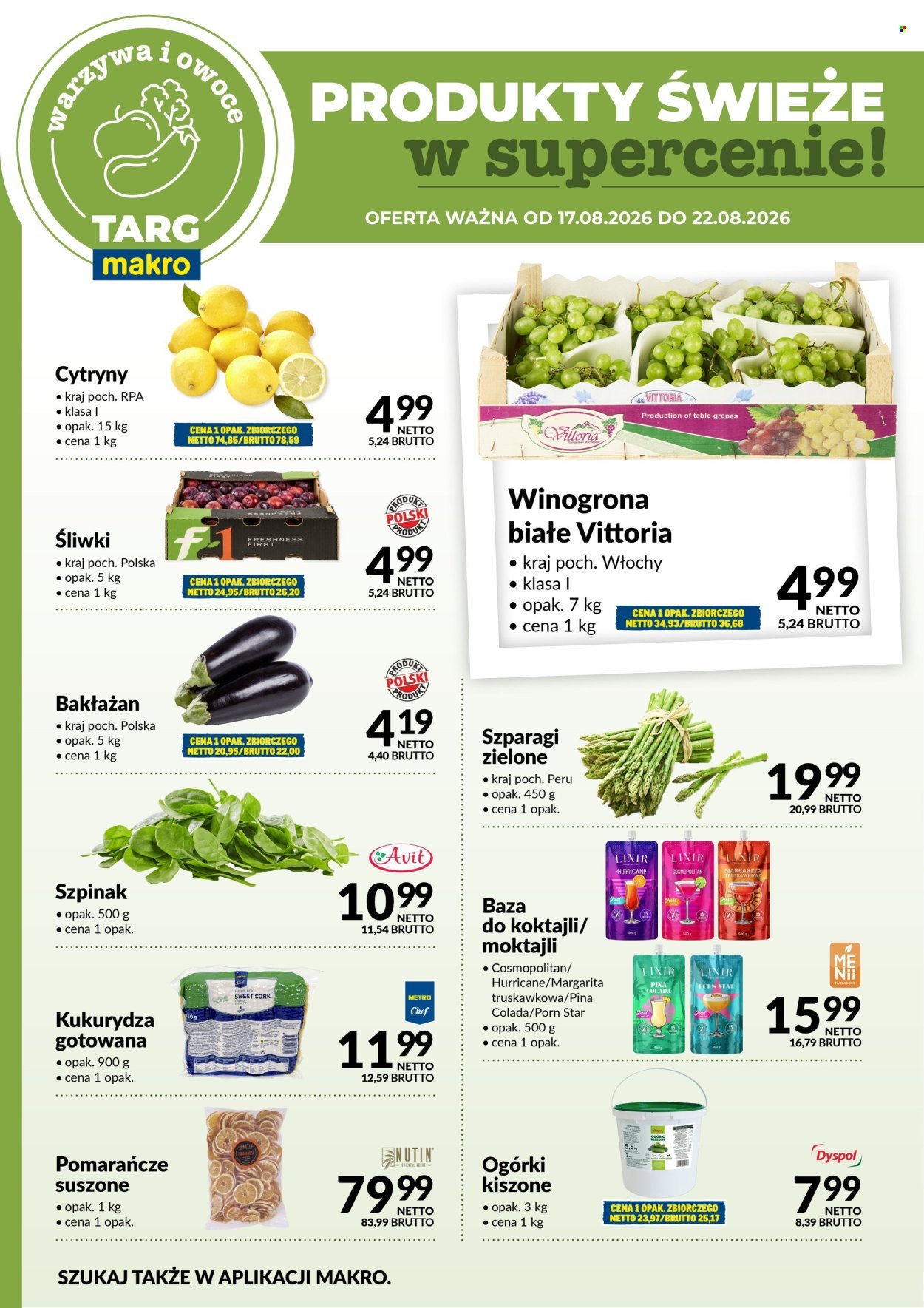 Gazetka MAKRO - Targ MAKRO - oferta świeża w super cenach!