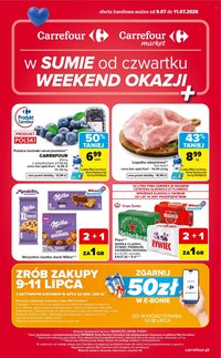 Gazetka CARREFOUR - w SUMIE od- czwartku WEEKEND OKAZJI