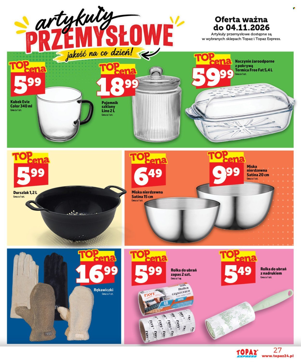 Gazetka TOPAZ - Od czwartku 29.10.2026