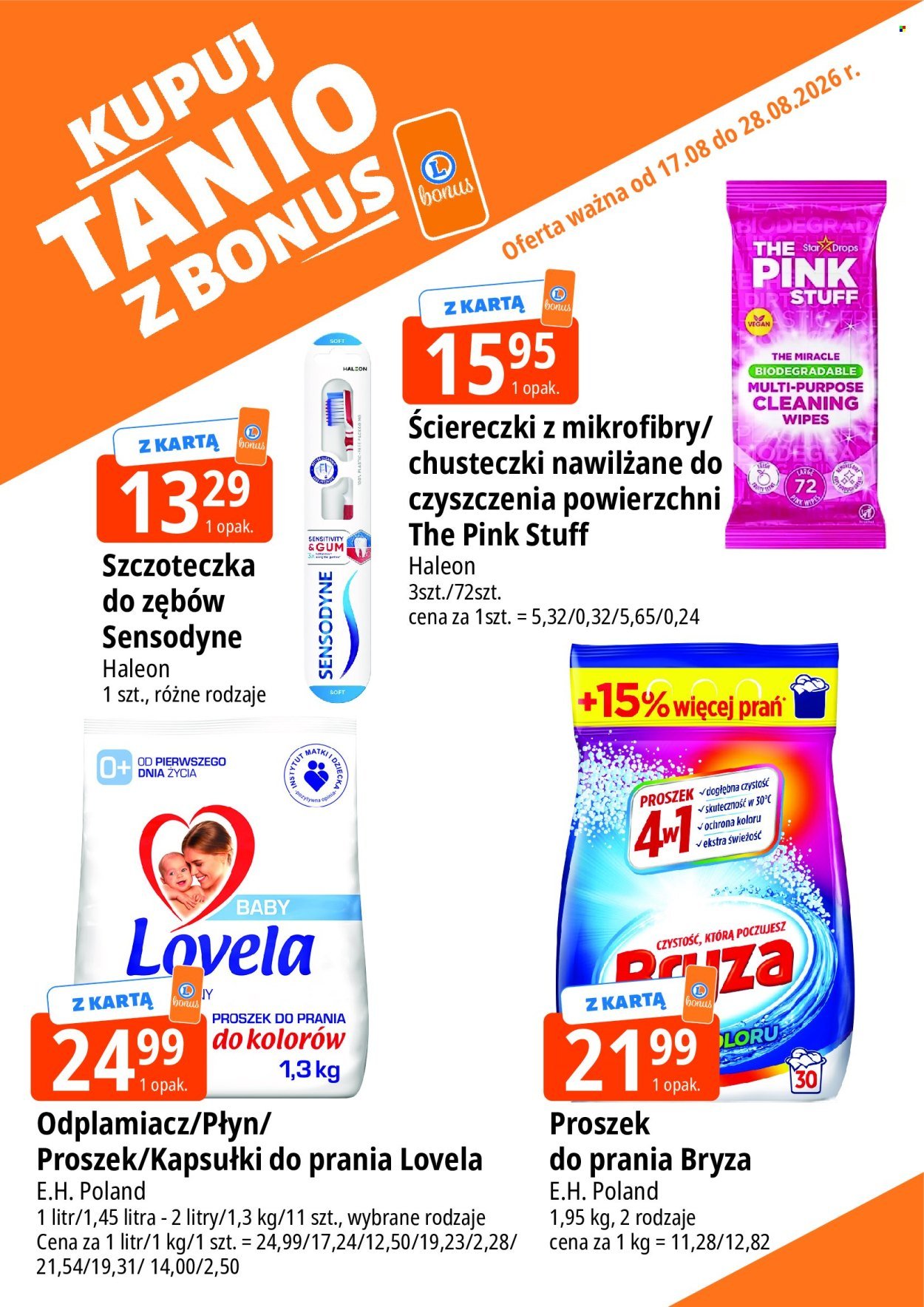 Gazetka E.LECLERC - Od poniedziałku 17.08.2026