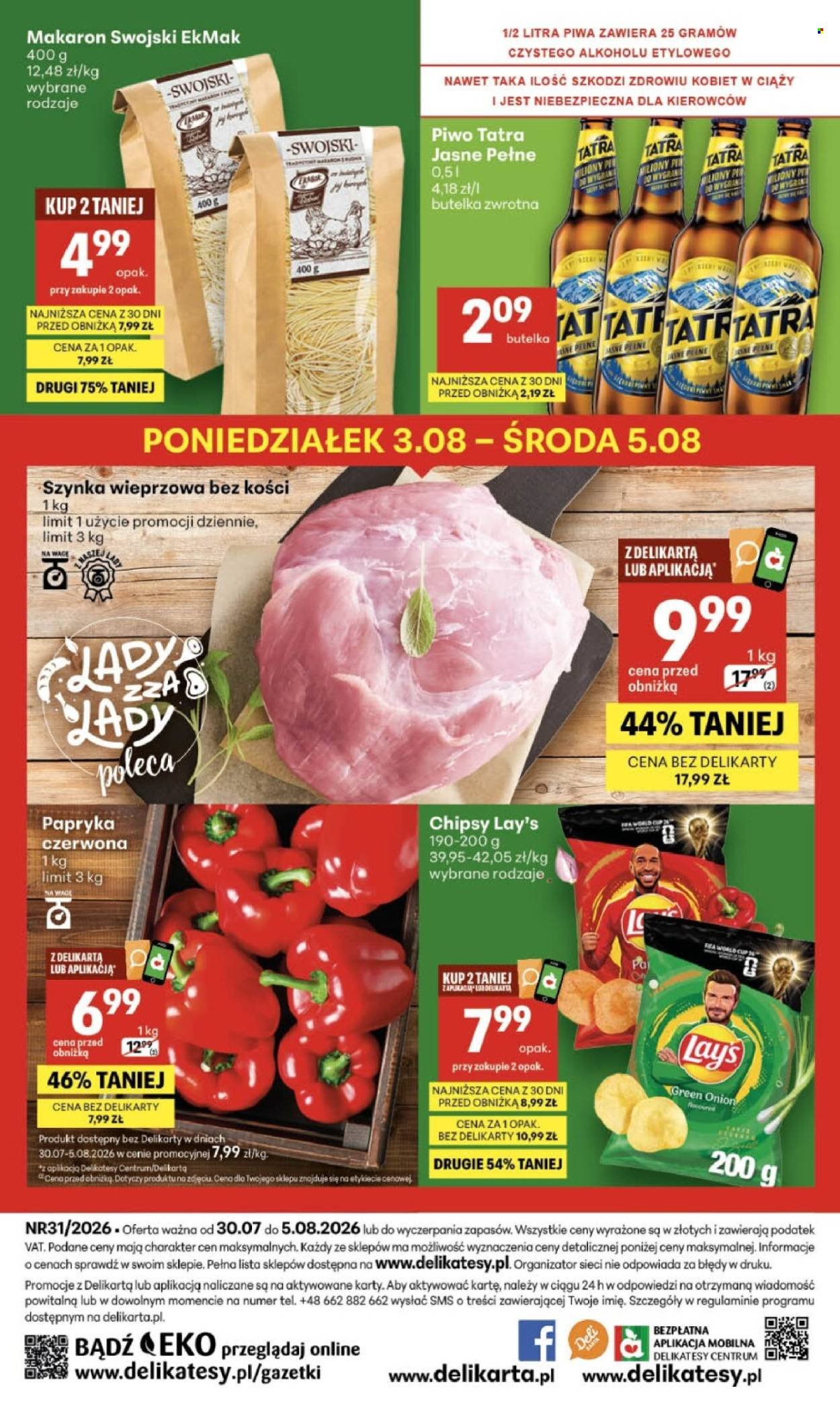 Gazetka DELIKATESY CENTRUM - Od czwartku 30.07.2026