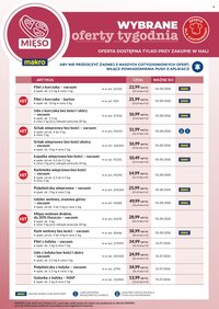 Gazetka MAKRO - Ulotka mięso - wybrane oferty tygodnia