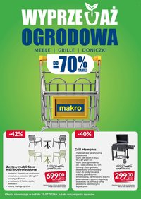 Gazetka MAKRO - Ulotka wyprzedaż ogrodowa