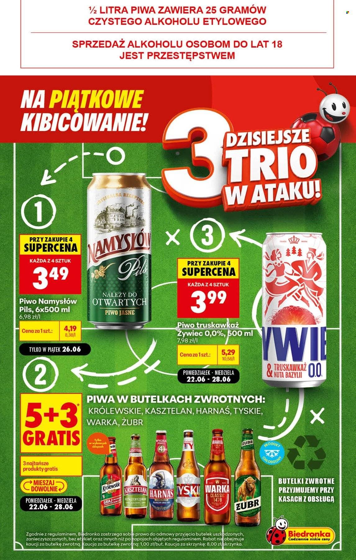 Gazetka BIEDRONKA - Na piątkowe kibicowanie