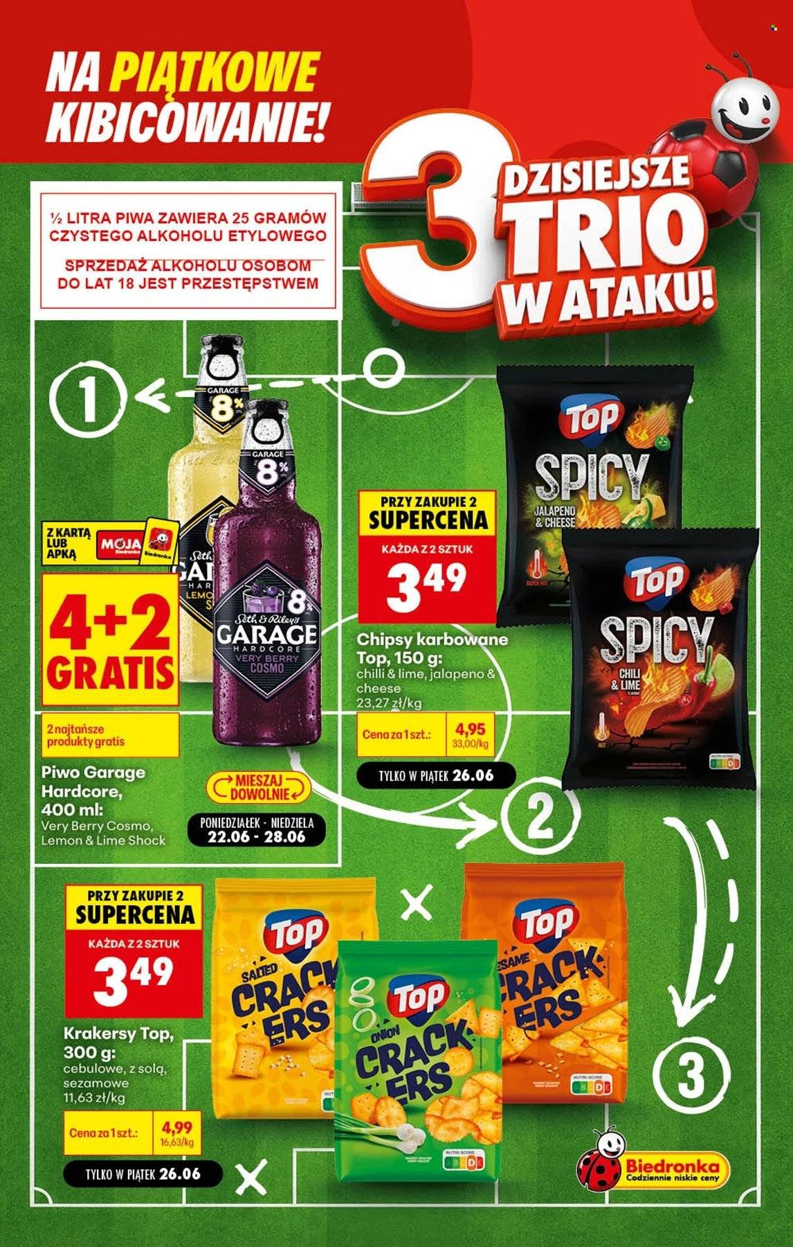 Gazetka BIEDRONKA - Na piątkowe kibicowanie