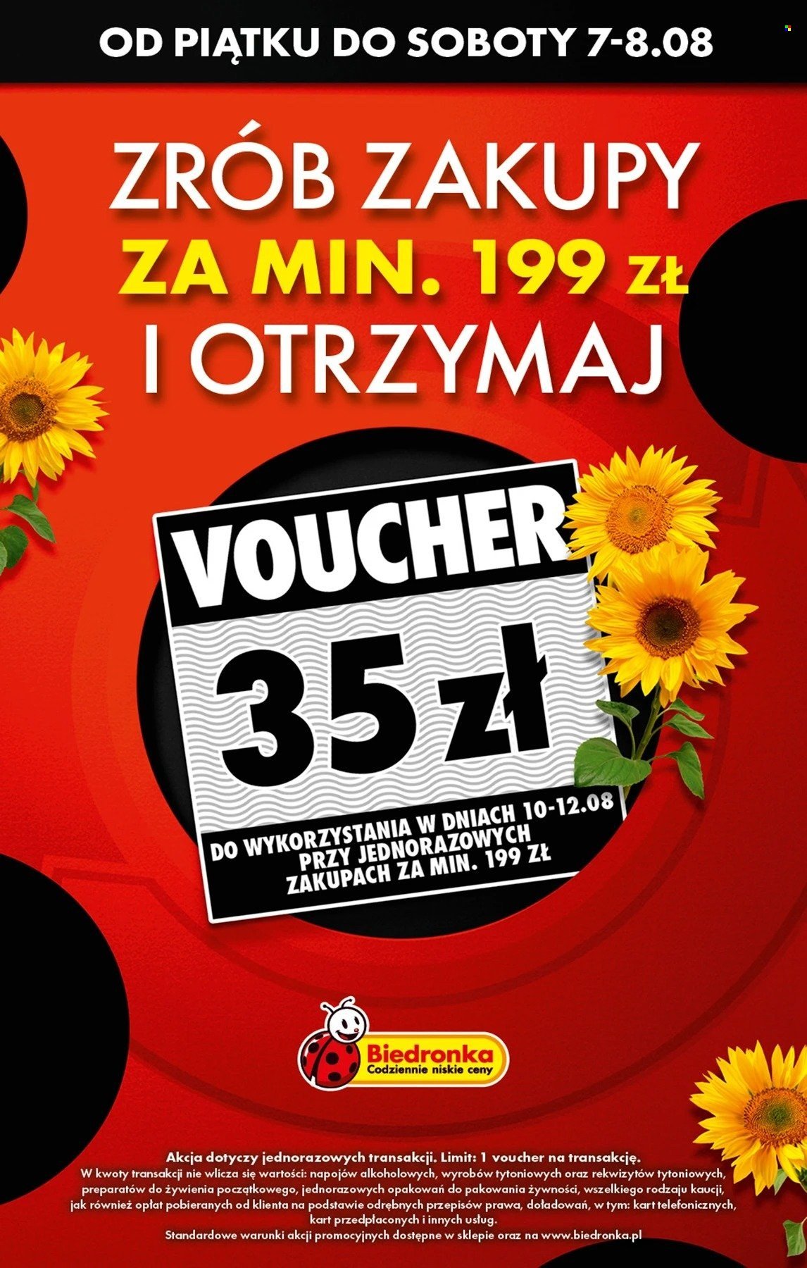 Gazetka BIEDRONKA - Najtańsza soboty