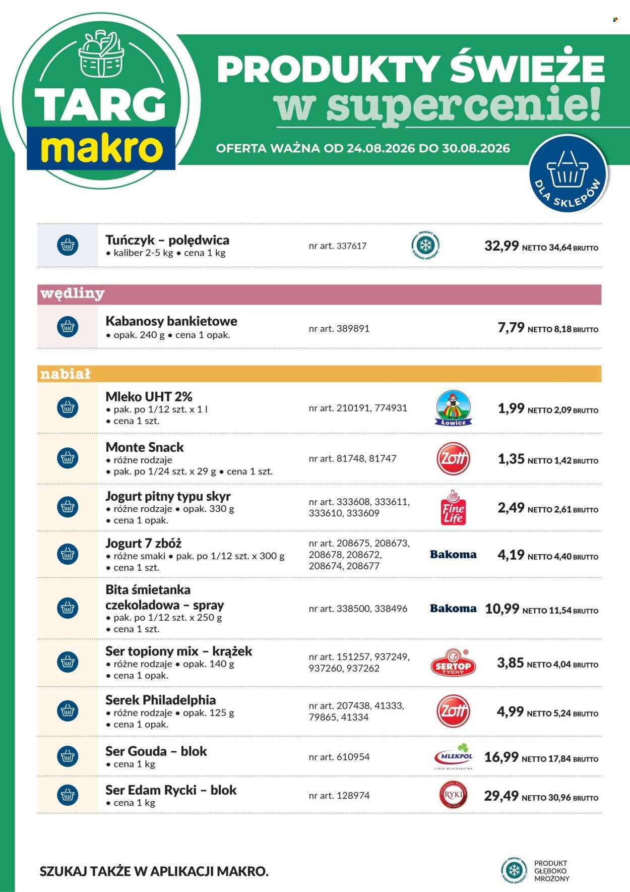 Gazetka MAKRO - Targ MAKRO - oferta świeża w super cenach!