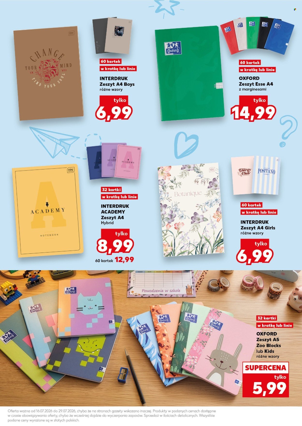 Gazetka KAUFLAND - Szczęśliwego nowego roku szkolnego...