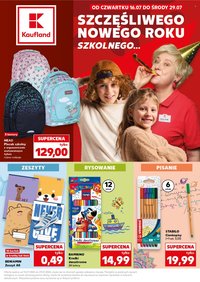 Gazetka KAUFLAND - Szczęśliwego nowego roku szkolnego...
