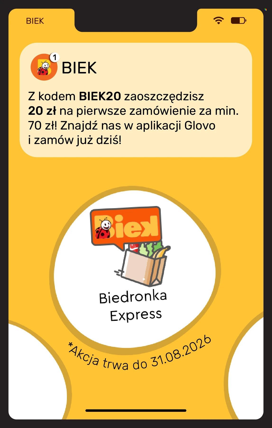 Gazetka BIEDRONKA - Biek