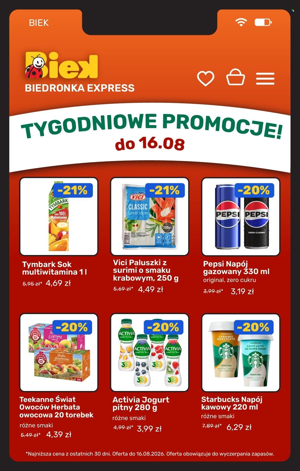 Gazetka BIEDRONKA - Biek