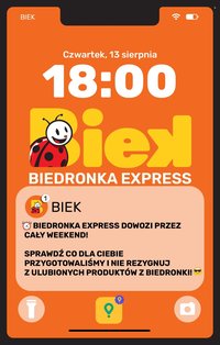 Gazetka BIEDRONKA - Biek