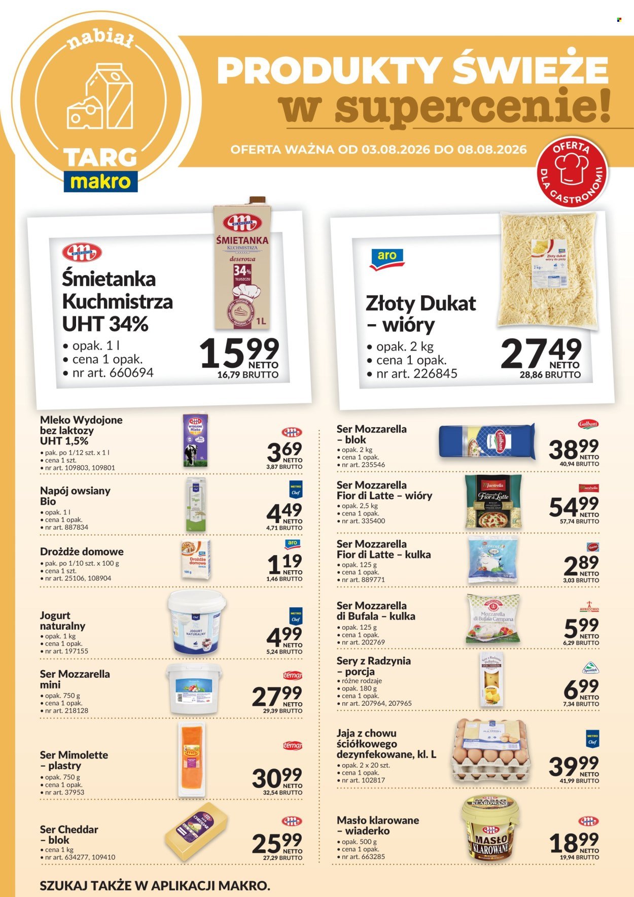 Gazetka MAKRO - Targ MAKRO - oferta świeża w super cenach!