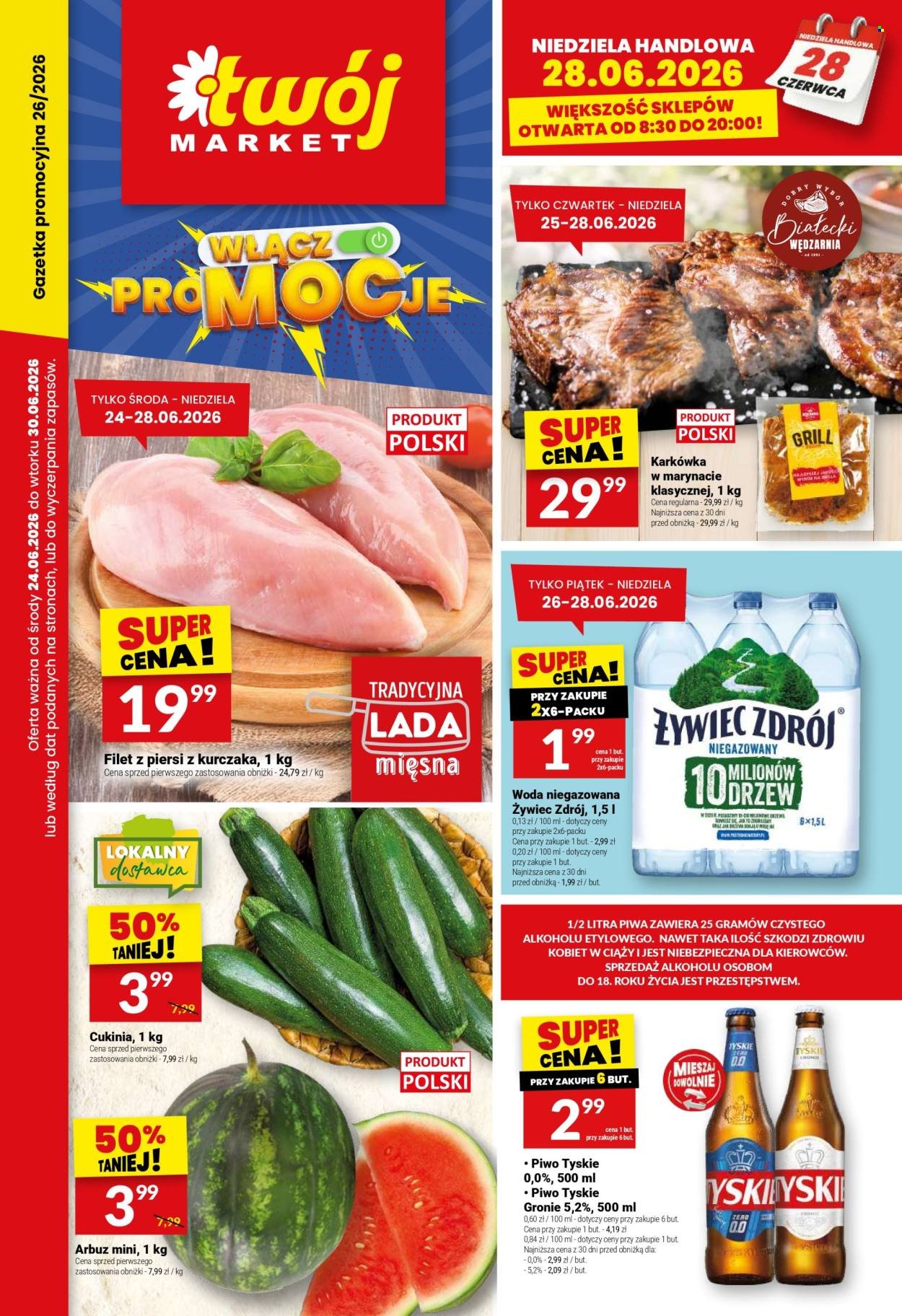 Gazetka TWÓJ MARKET - Od środy 24.06.2026