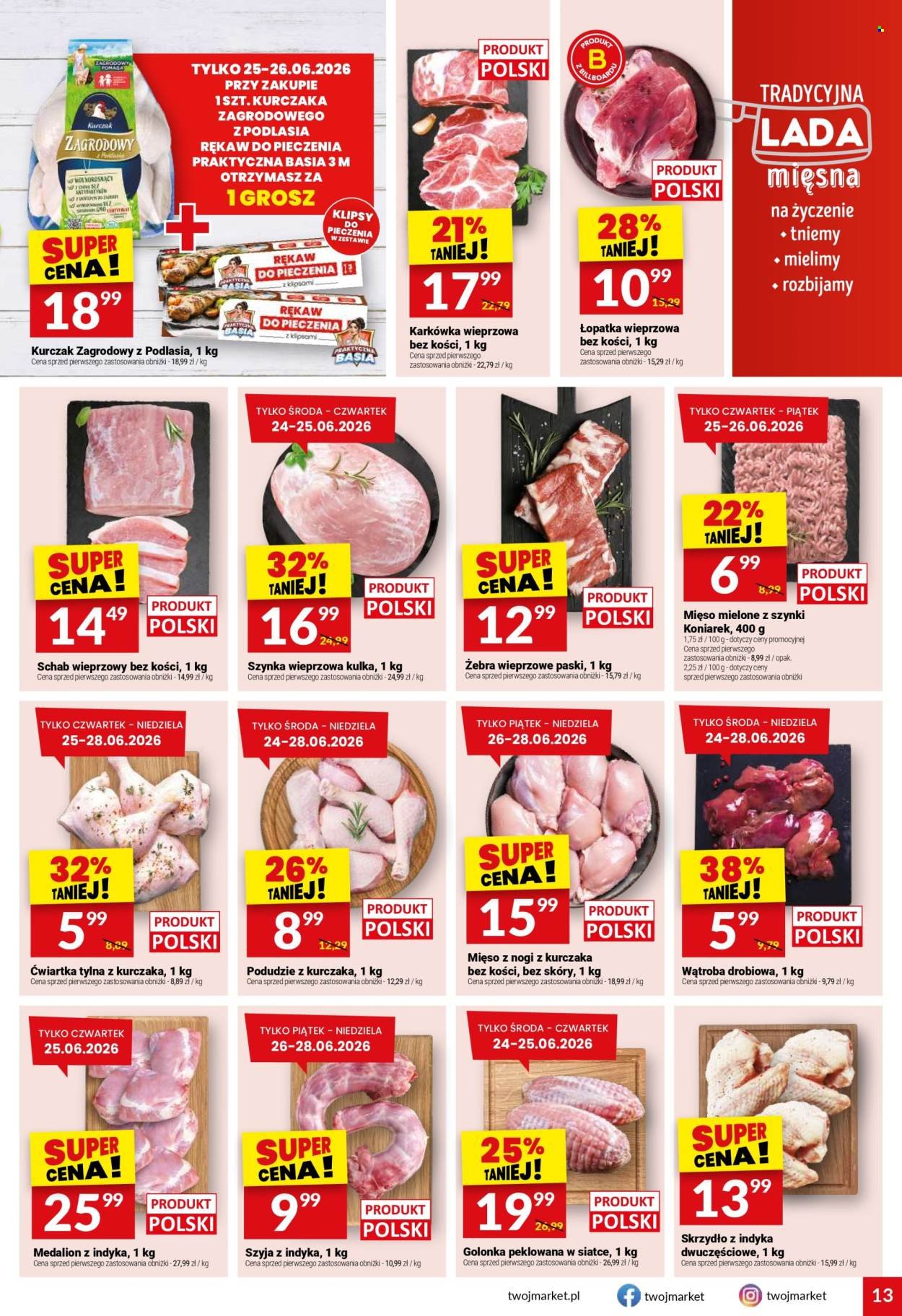 Gazetka TWÓJ MARKET - Od środy 24.06.2026