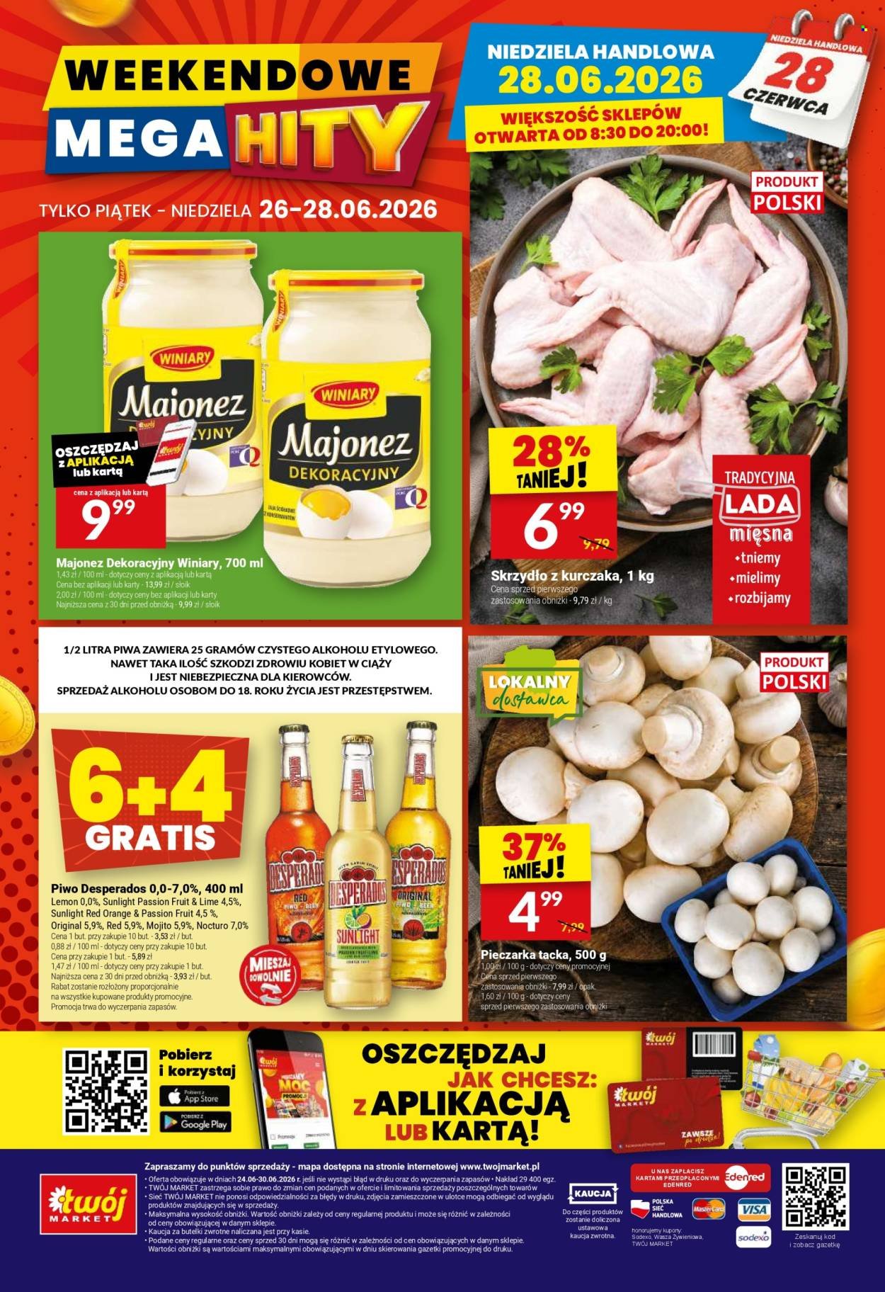 Gazetka TWÓJ MARKET - Od środy 24.06.2026