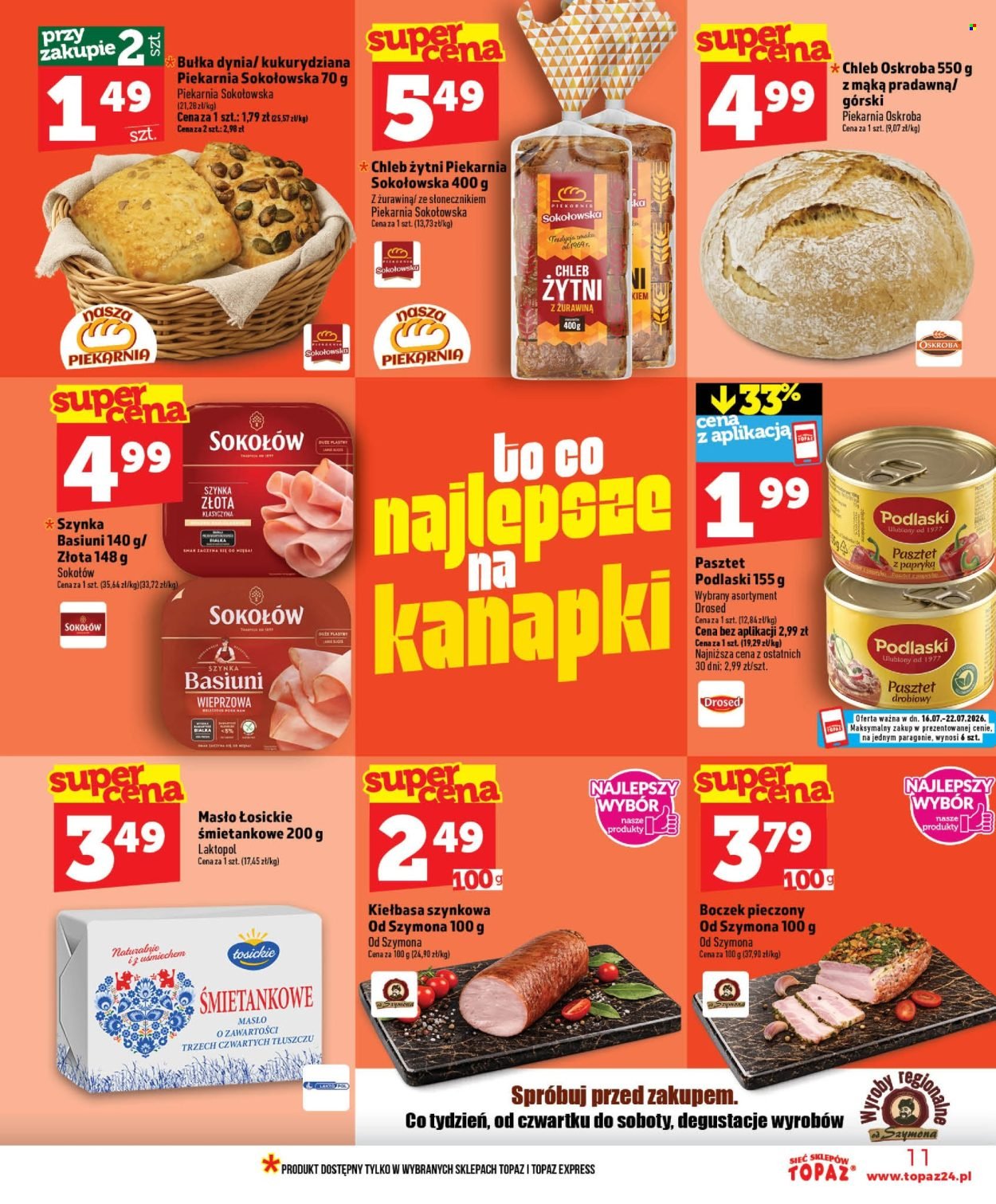 Gazetka TOPAZ - Od czwartku 16.07.2026