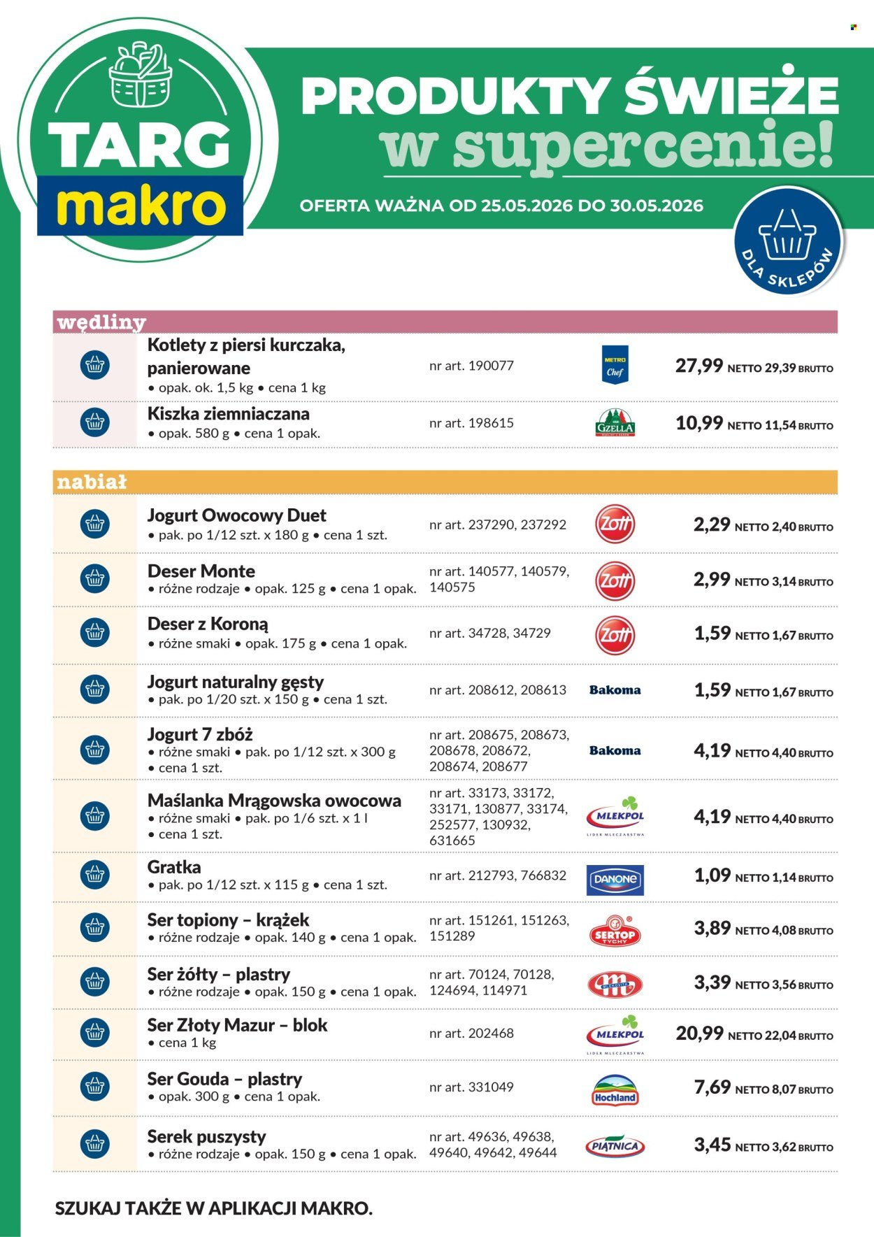 Gazetka MAKRO - Targ MAKRO - oferta świeża w super cenach!