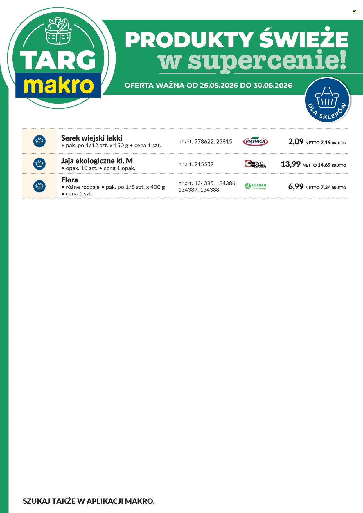Gazetka MAKRO - Targ MAKRO - oferta świeża w super cenach!