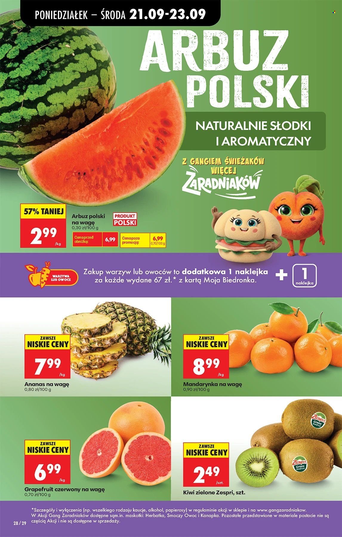 Gazetka BIEDRONKA - W tym tygodniu od poniedziałku