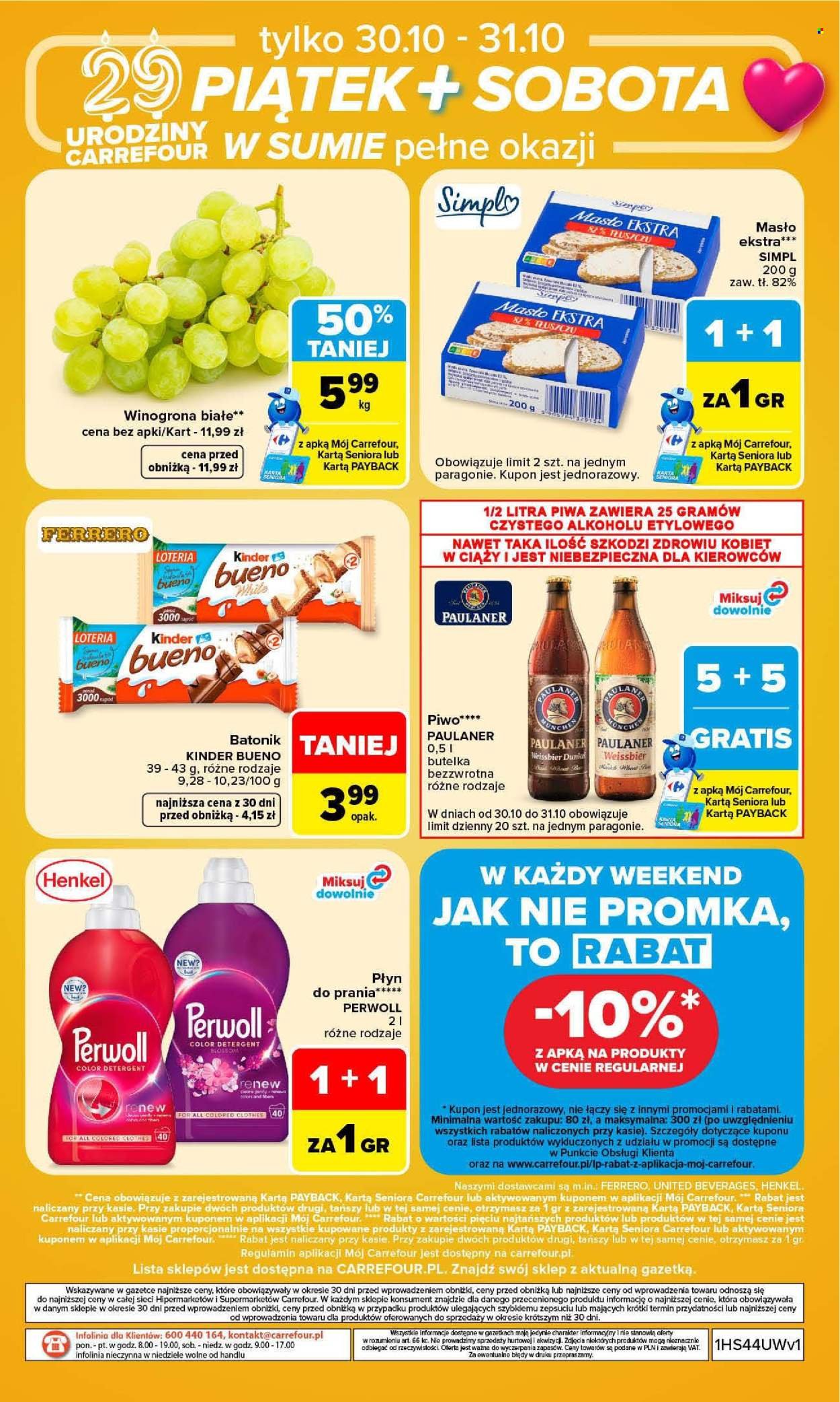 Gazetka CARREFOUR - w SUMIE urodzinowy WEEKEND OKAZJI