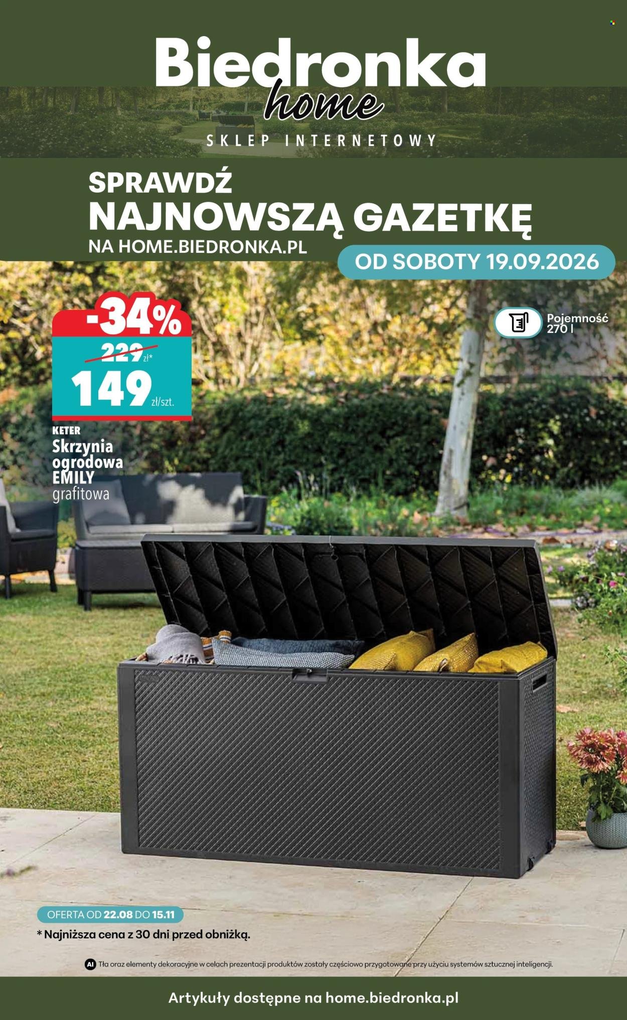 Gazetka BIEDRONKA - Home