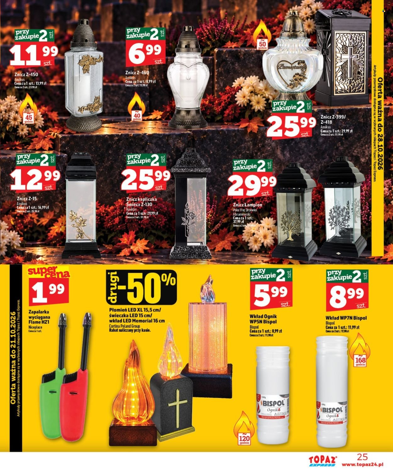 Gazetka TOPAZ - Od czwartku 15.10.2026