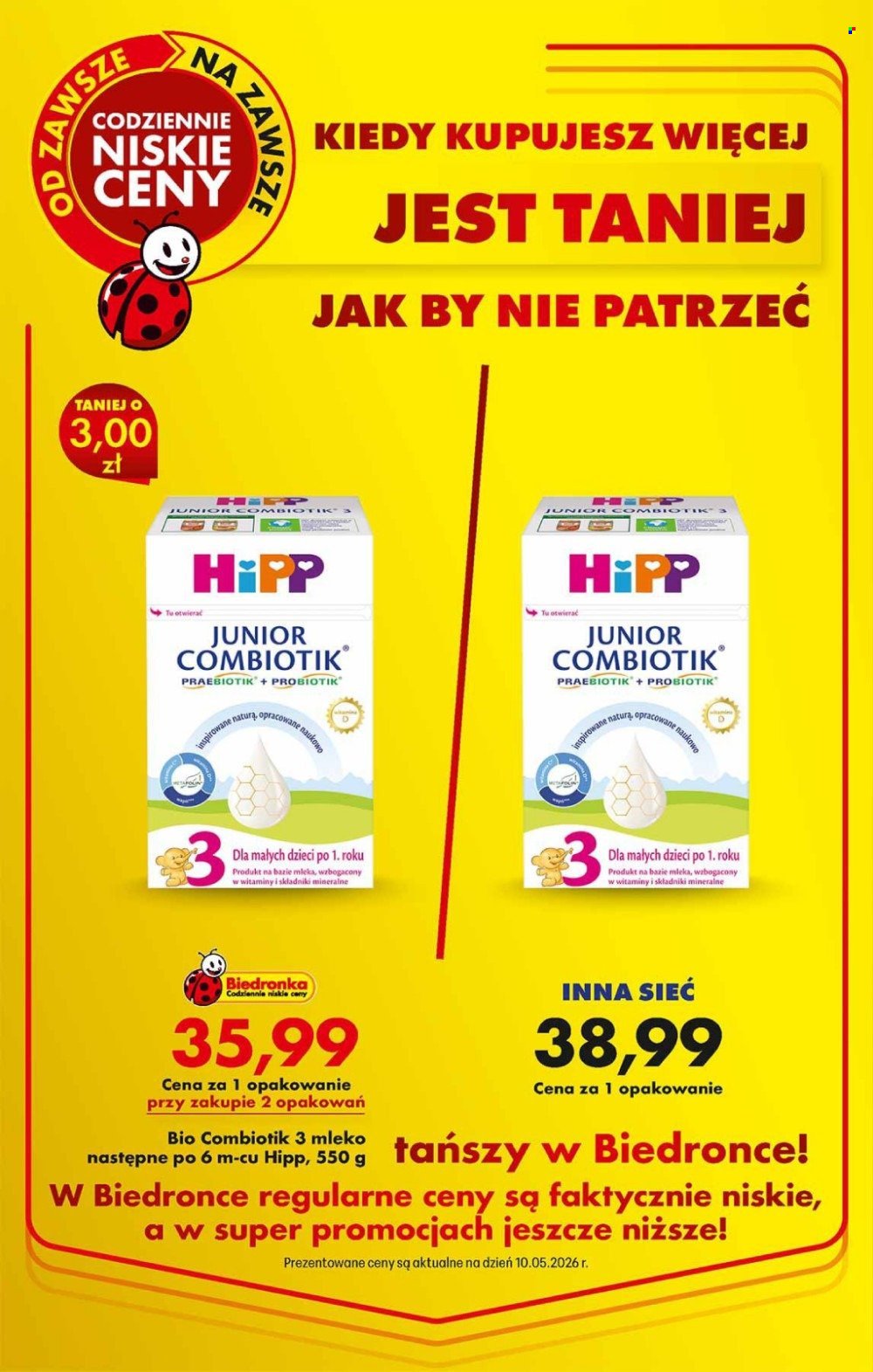 Gazetka BIEDRONKA - Kiedy kupujesz więcej jest taniej