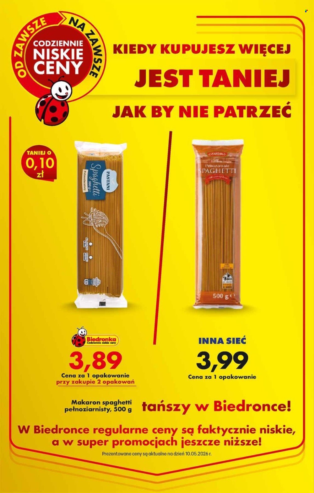 Gazetka BIEDRONKA - Kiedy kupujesz więcej jest taniej