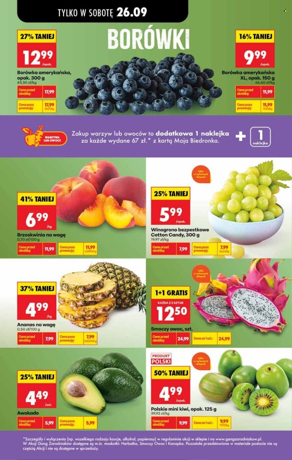 Gazetka BIEDRONKA - Od soboty 26.09.2026