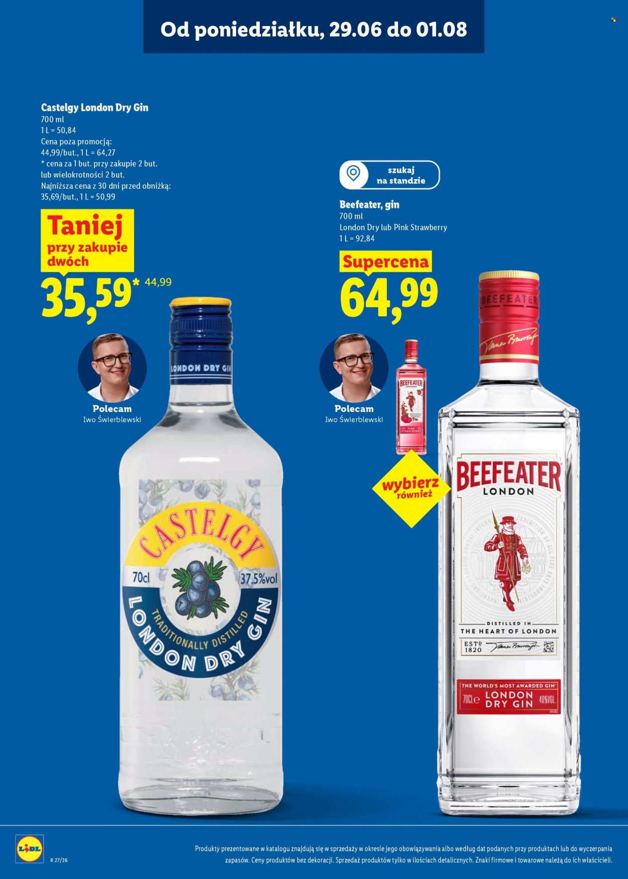Gazetka LIDL - Katalog alkoholi mocnych