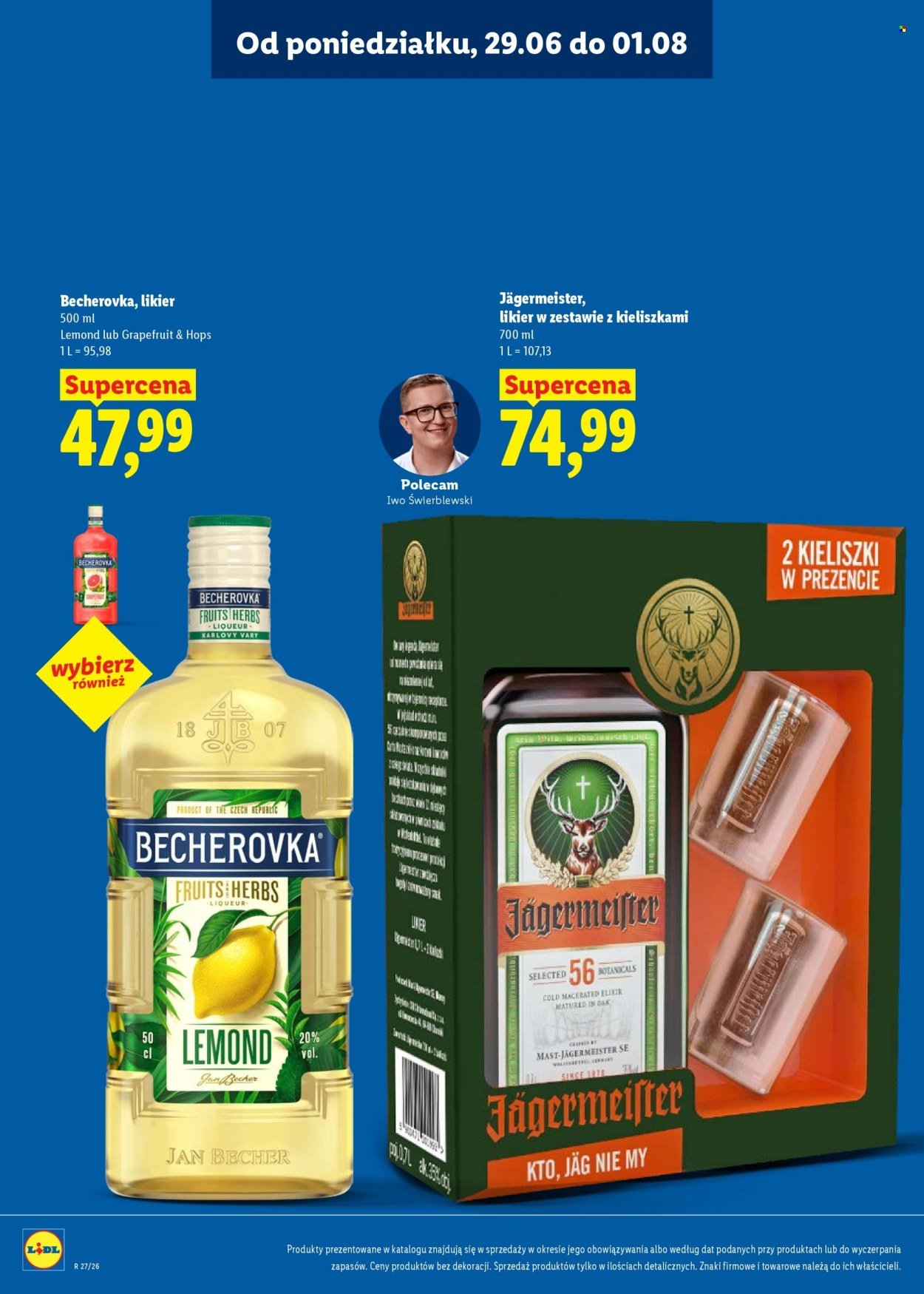 Gazetka LIDL - Katalog alkoholi mocnych