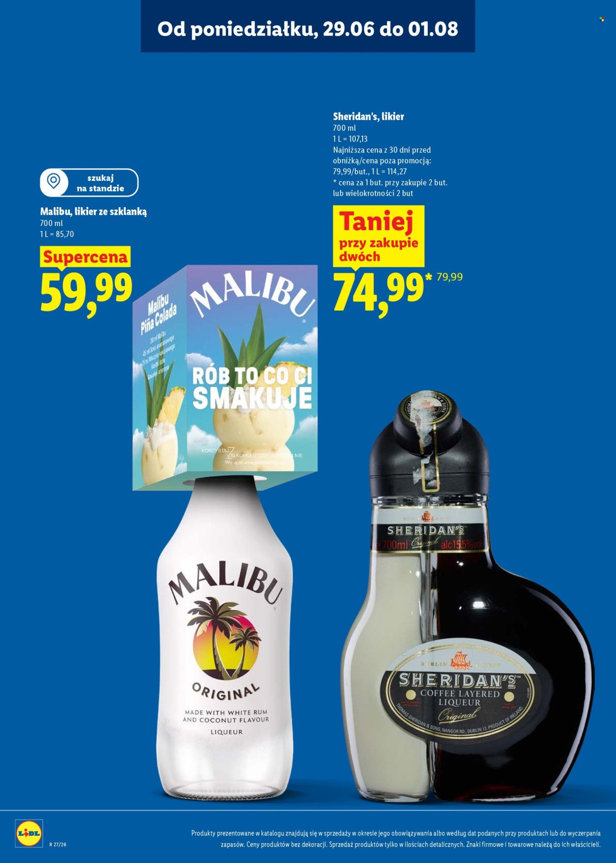 Gazetka LIDL - Katalog alkoholi mocnych