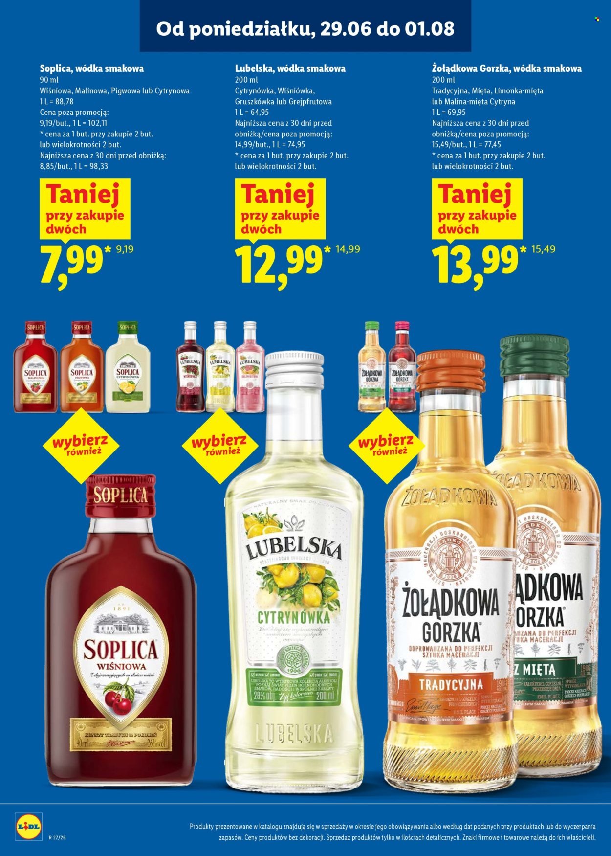 Gazetka LIDL - Katalog alkoholi mocnych