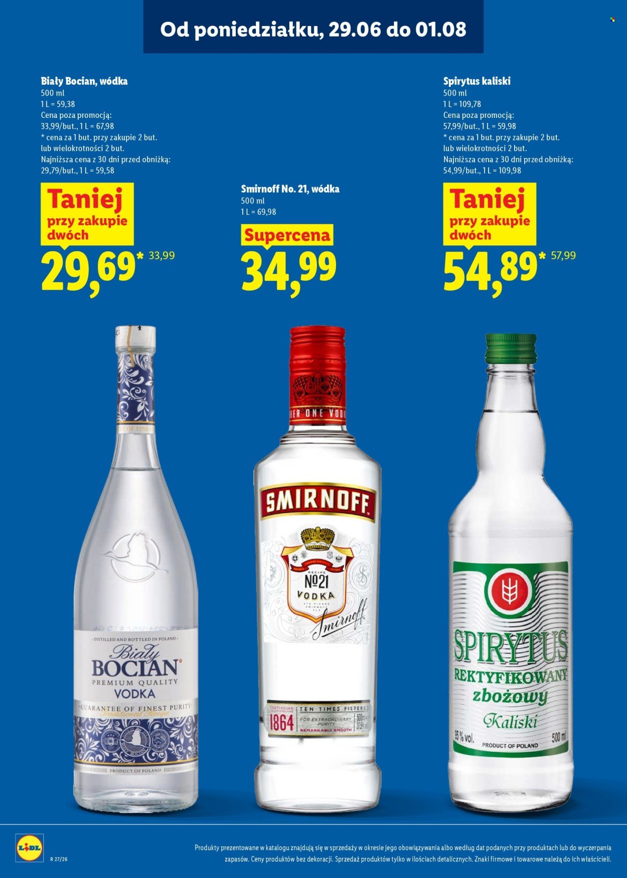 Gazetka LIDL - Katalog alkoholi mocnych