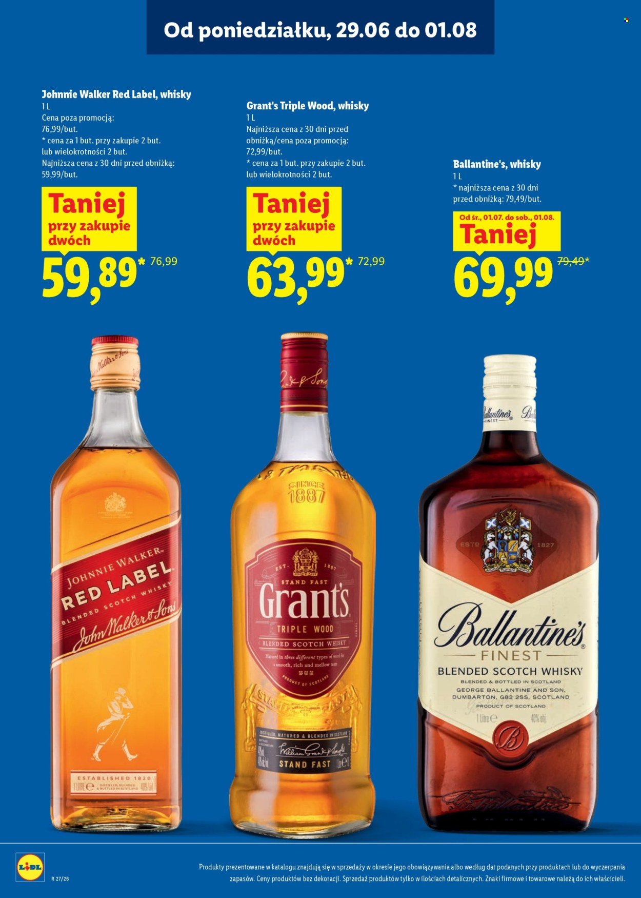 Gazetka LIDL - Katalog alkoholi mocnych