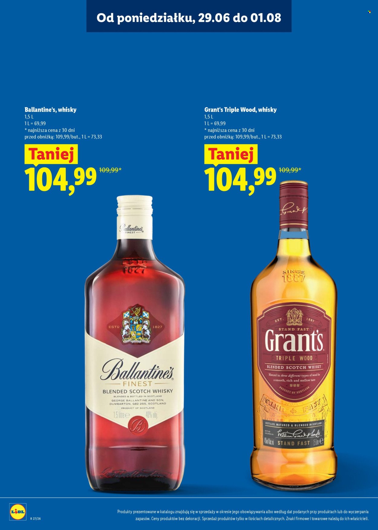Gazetka LIDL - Katalog alkoholi mocnych