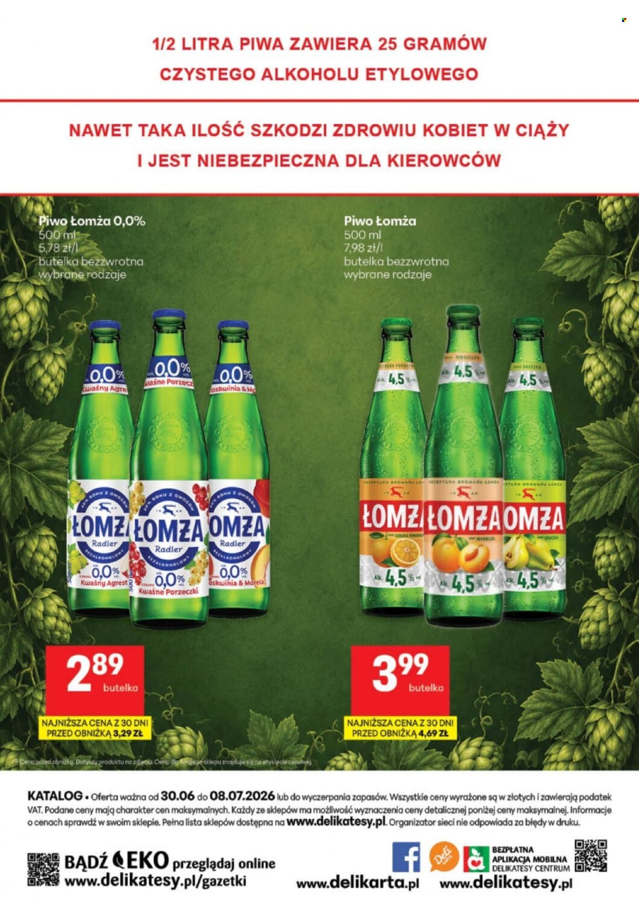 Gazetka DELIKATESY CENTRUM - Od wtorku 30.06.2026
