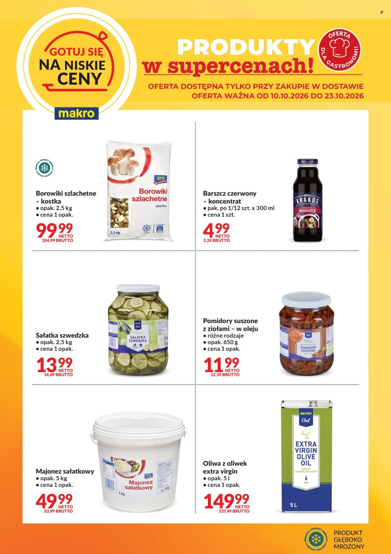 Gazetka MAKRO - Ulotka Gotuj się na niskie ceny w dostawie