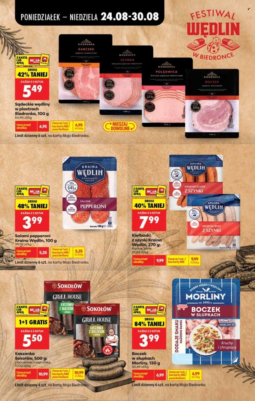 Gazetka BIEDRONKA - Wędlin