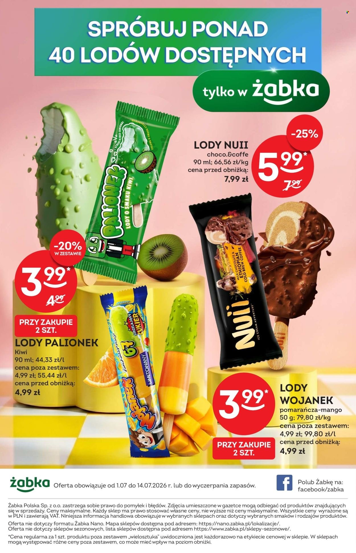 Gazetka ŻABKA - Od środy 1.07.2026