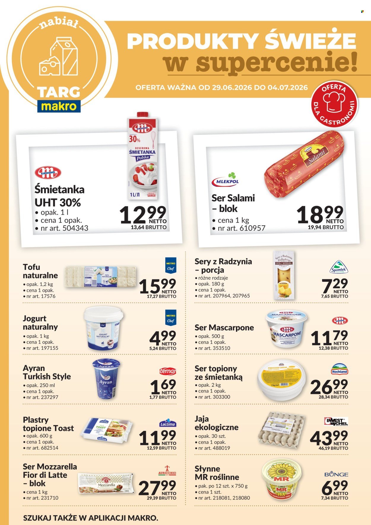 Gazetka MAKRO - Targ MAKRO - oferta świeża w super cenach!