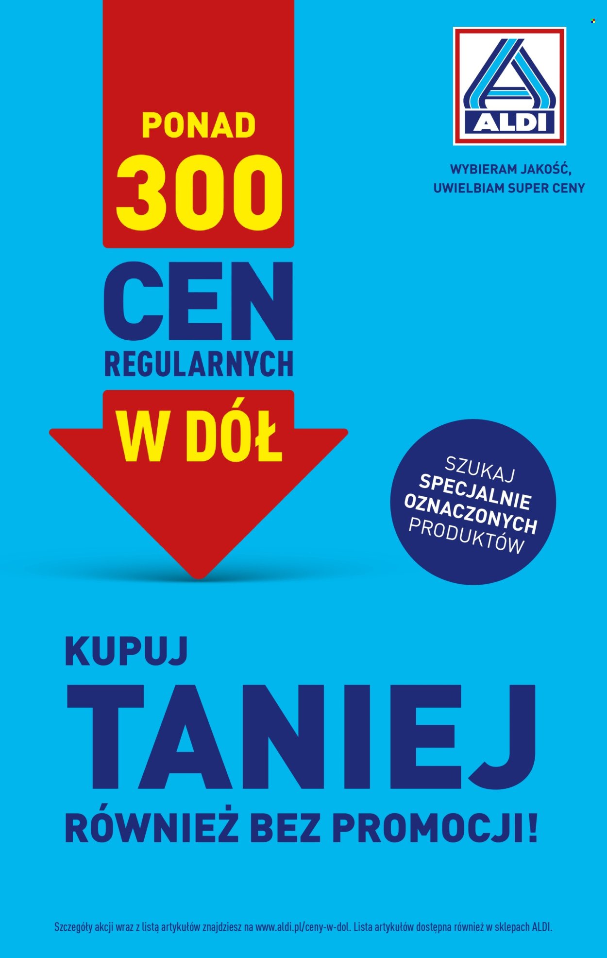 Gazetka ALDI - Ceny regularne w dół!