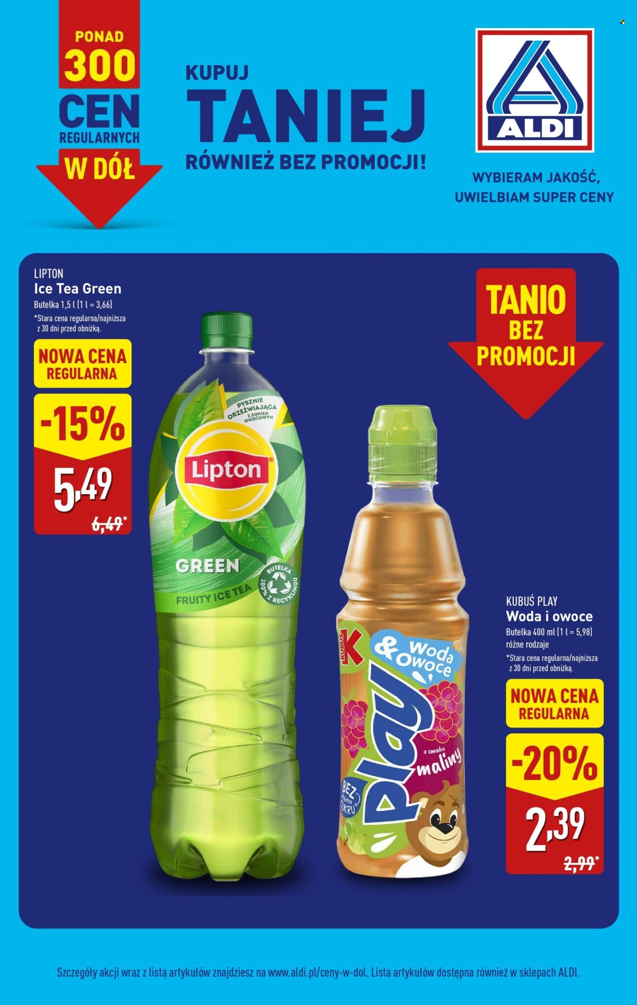 Gazetka ALDI - Ceny regularne w dół!