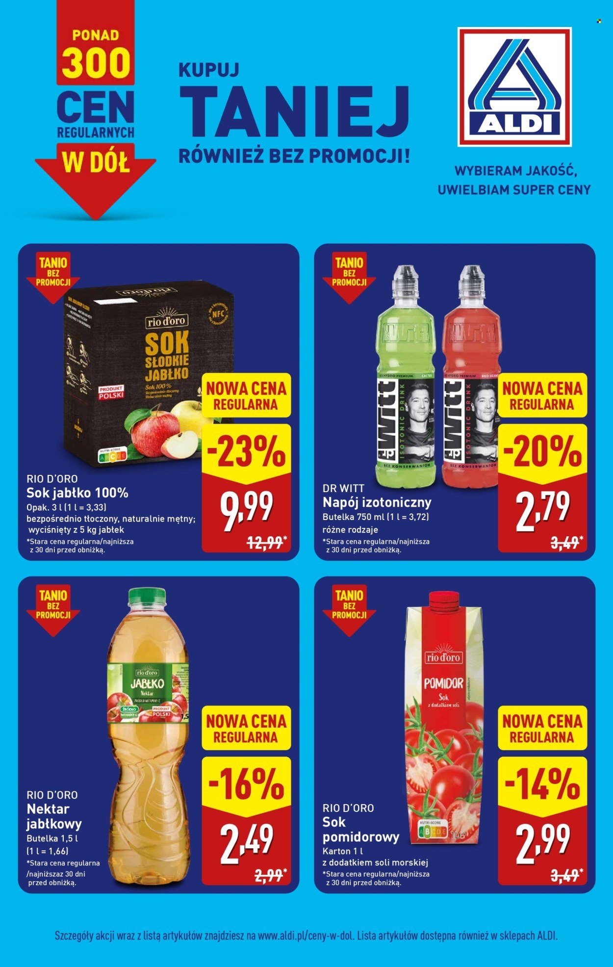 Gazetka ALDI - Ceny regularne w dół!