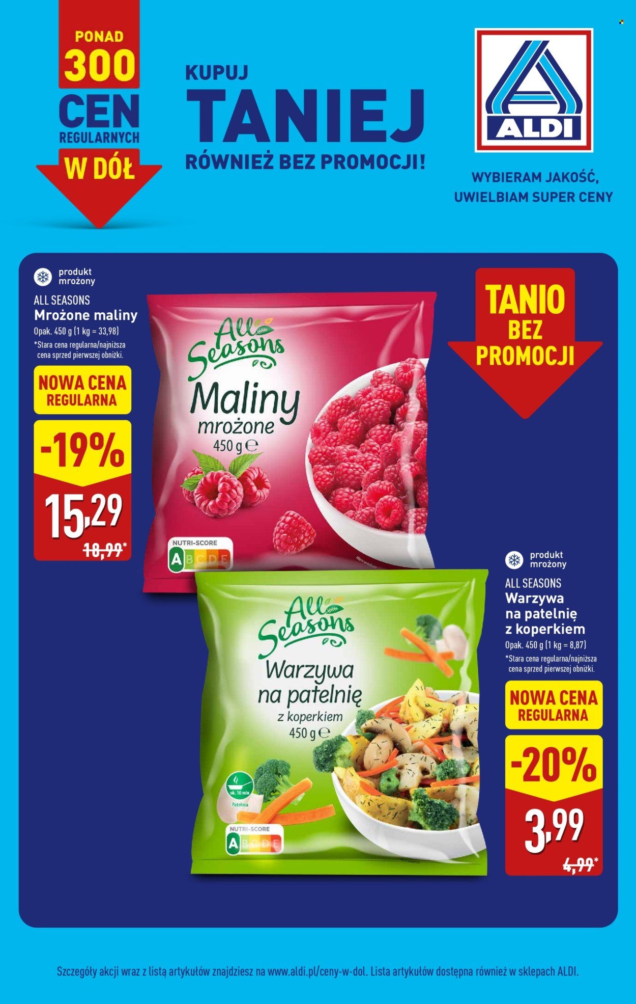 Gazetka ALDI - Ceny regularne w dół!