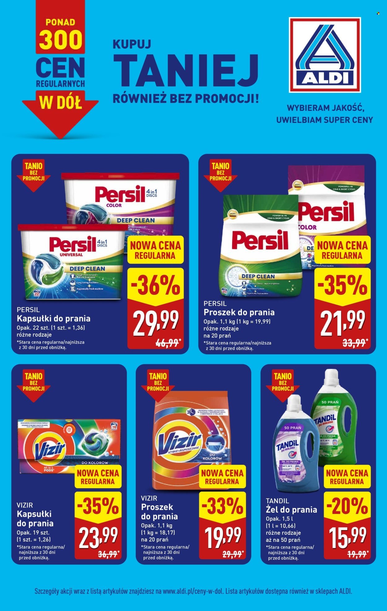 Gazetka ALDI - Ceny regularne w dół!